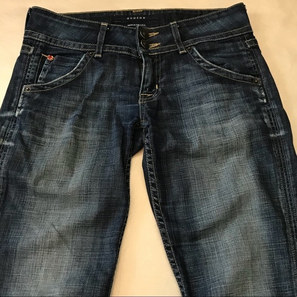 Hudson Boot Cut Flap Pockets Jeans sz 25 - Picture 3 of 8